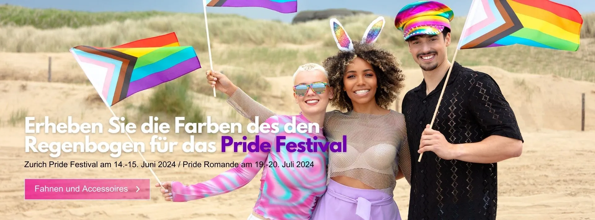 fahnen fur pride festival
